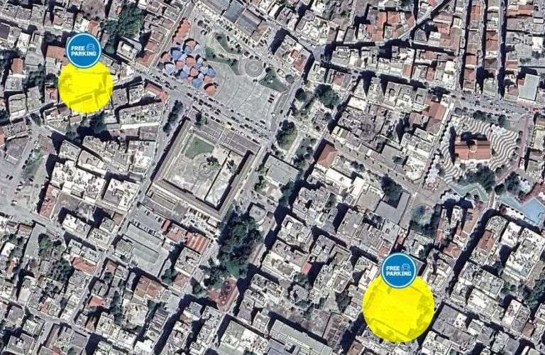Free parking dimos argous